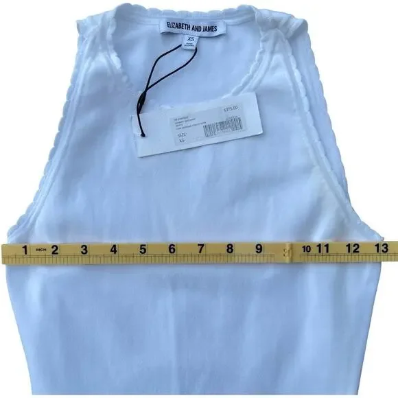 Elizabeth and James Capri Cutout Stretch Bodycon Dress in White - Size XS - Picture 9 of 13